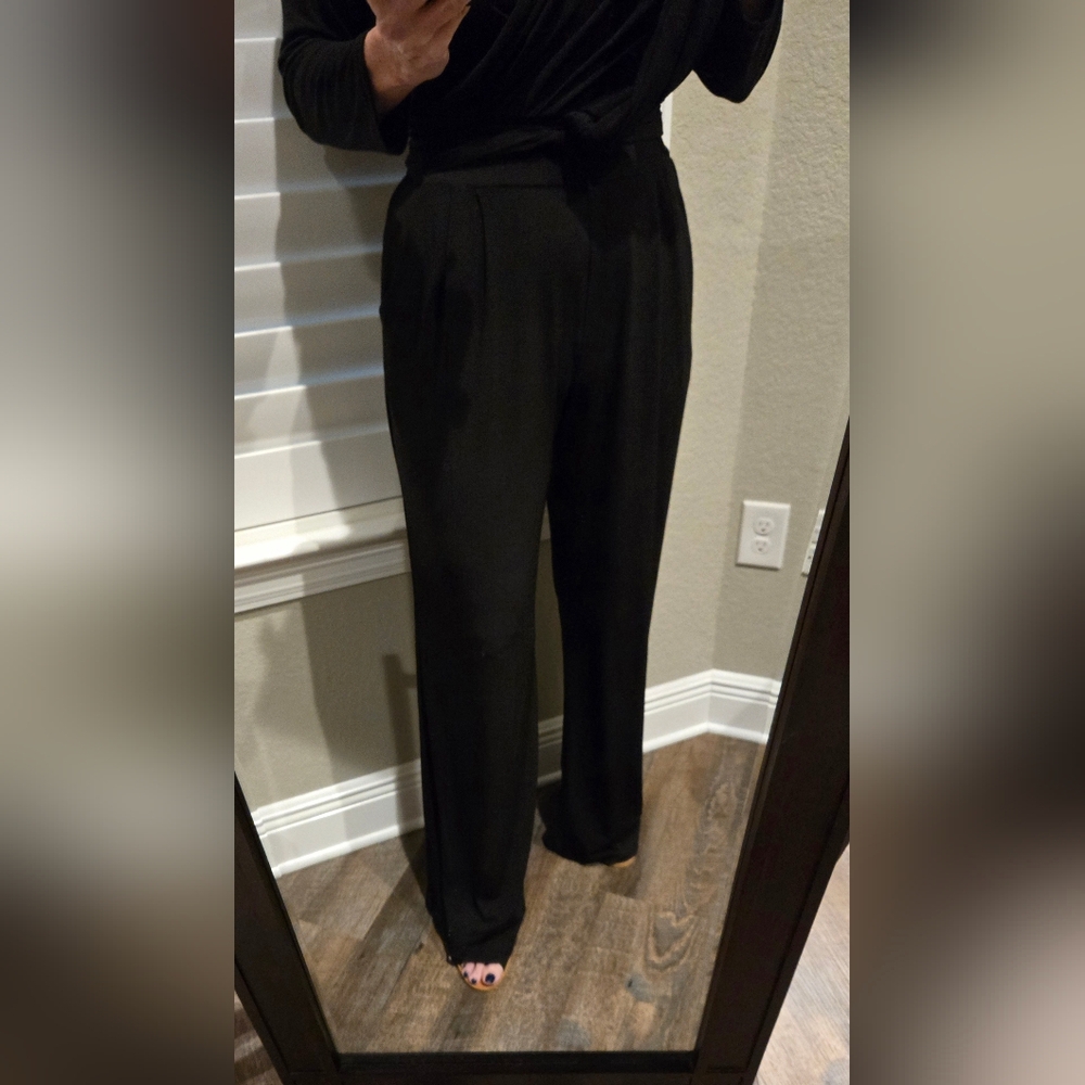 New York and Company faux wrap jumpsuit, medium - Picture 7 of 15